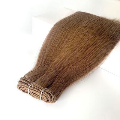 Double Drawn Cuticle Aligned Ombre Color Machine Weft Hair Extensions Human Hair 100g/pack