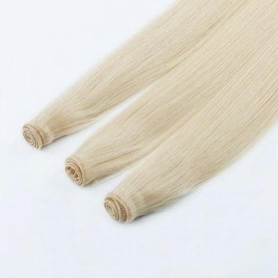 Genius Weft Upgrade Handtied Weft Soft and Thin Dark Color Hair Extension No Shedding