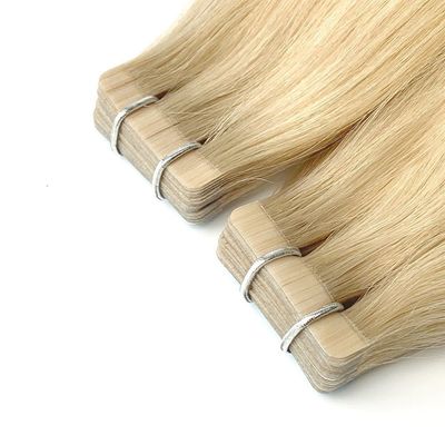 Real Remy Human Hair Tape in Hair Extensions for Hassle-Free Application