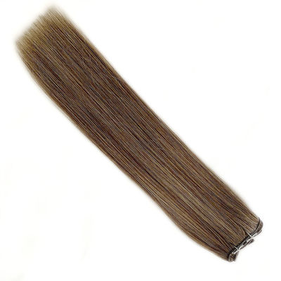 24 inch Customization Thin Soft Light Seamless Weft Remy 12A Grade Weft Hair Extensions
