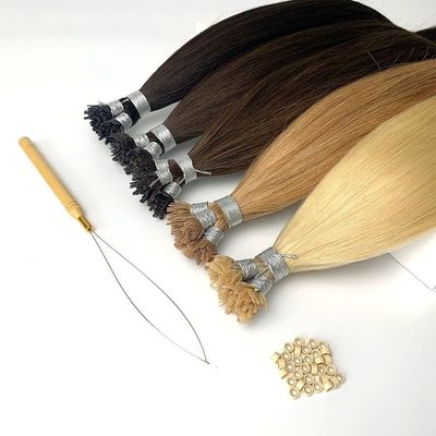 Dyeable Russian Blonde Color Y Tip Human Hair Extensions for Promotion Customization