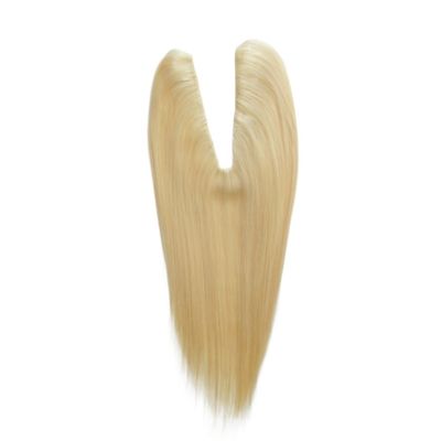 Blonde Straight Texture U Part Closure US Topper for Hair Extensions