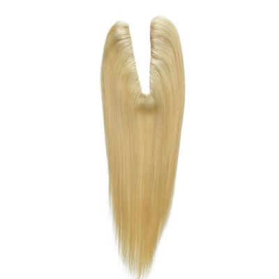 Blonde Straight Texture U Part Closure US Topper for Hair Extensions