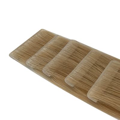 Customized Request Accepted for Pre-Bonded Tape Hair Extensions in Blonde Color