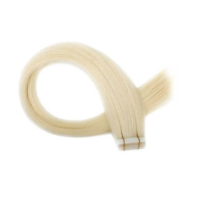 Customized Request Accepted for Pre-Bonded Tape Hair Extensions in Blonde Color