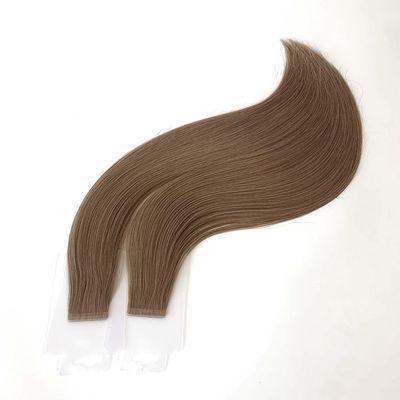 Customization Salon Double Drawn Cuticle Aligned Seamless Human Tape Hair Extensions