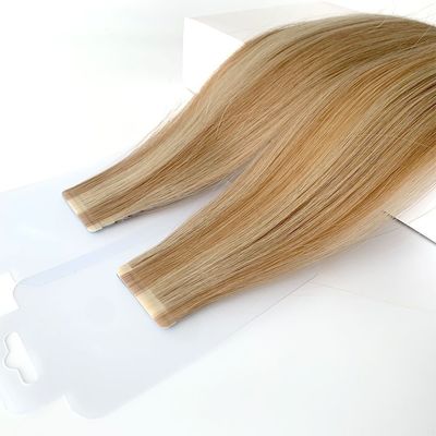 Customization Salon Double Drawn Cuticle Aligned Seamless Human Tape Hair Extensions