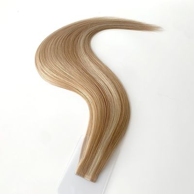 Customization Salon Double Drawn Cuticle Aligned Seamless Human Tape Hair Extensions