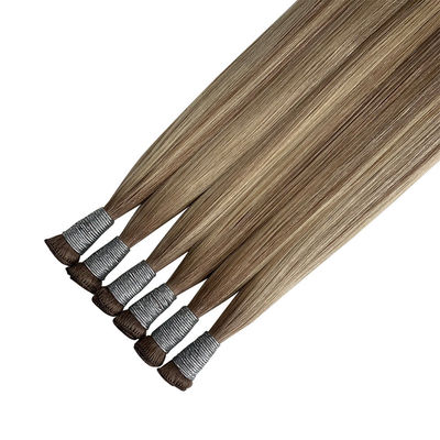 Remy Hair Muti-Color Russian Hair Double Drawn Handtied Hair Wefts and Affordable