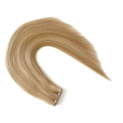 24 inch Seamless Invisible PU Skin Weft 100% Human Hair Extension for Salon and Women