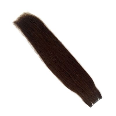 24 inch Seamless Invisible PU Skin Weft 100% Human Hair Extension for Salon and Women