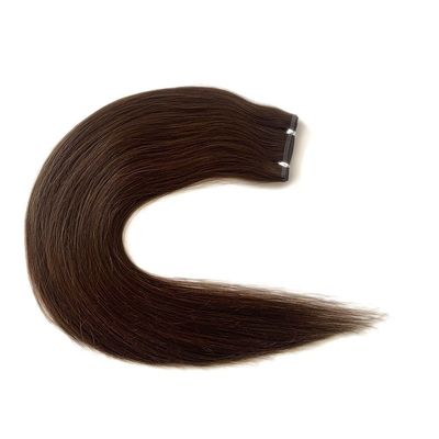 24 inch Seamless Invisible PU Skin Weft 100% Human Hair Extension for Salon and Women