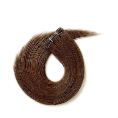Dyeable Russian Human Hair Machine Weft Extensions 100% Virgin Cuticle Aligned Hair