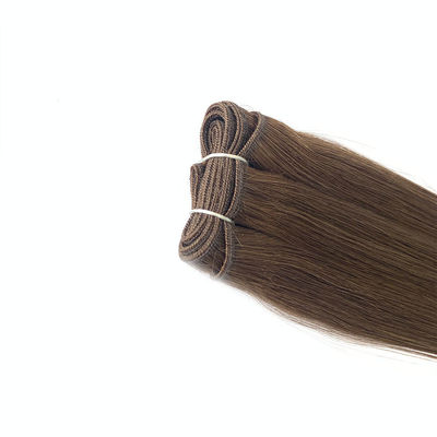 Dyeable Russian Human Hair Machine Weft Extensions 100% Virgin Cuticle Aligned Hair