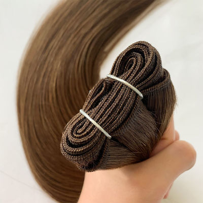 Double Drawn Cuticle Aligned Ombre Color Machine Weft Hair Extensions Human Hair 100g/pack