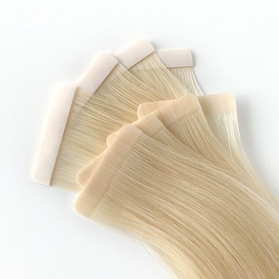 Double Drawn Russian Human Hair Tape Hair Extension Natural Remy Easy Returns Refunds