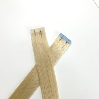 European Double Drawn Russian Human Hair Tape Hair Extension Dyeable Pre-Bonded Style