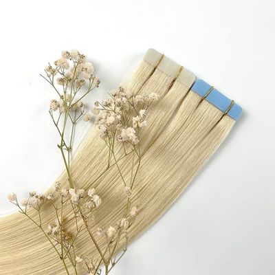European Double Drawn Russian Human Hair Tape Hair Extension Dyeable Pre-Bonded Style