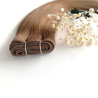 24 inch Muti-Color Human Hair Remy Hair Weft Machine Sewn Weft for Your Requirement