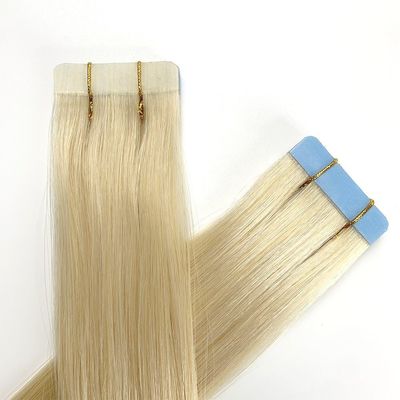 18 Months Life Raw Indian Wavy Human Hair Tape Ins Hair Extensions with Durable Tapes