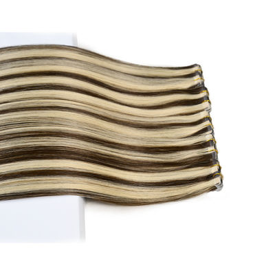 Tape in 100 Human Hair Double Drawn Russian Remi Hair Extens 14A Grade for end Market