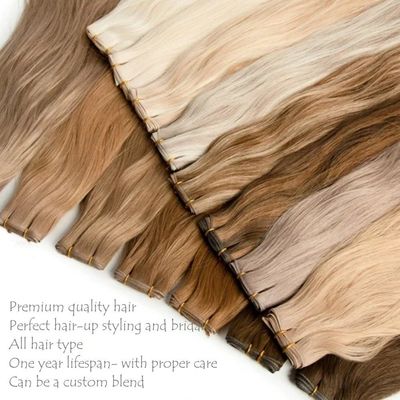 Top Human Hair Vendor Provides Unprocessed Double Drawn Virgin Remy Weft Hair Extensions