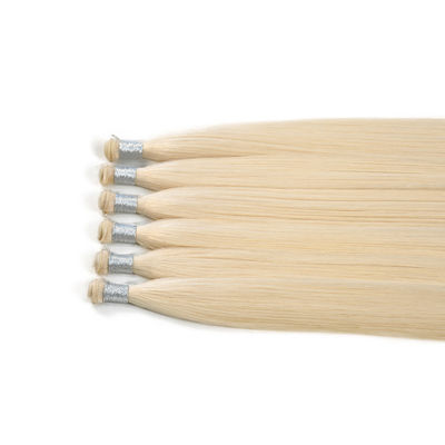 24 inch Genius Weft Double Drawn Thin Invisible Hand Tied Virgin Remy Hair Extensions