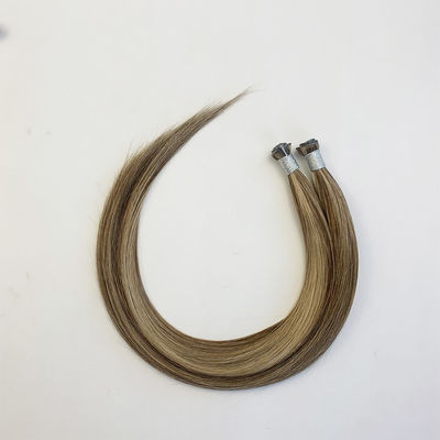 Straight Russian Thin Invisible Genius Weft Hair Extensions Double Drawn Human Hair