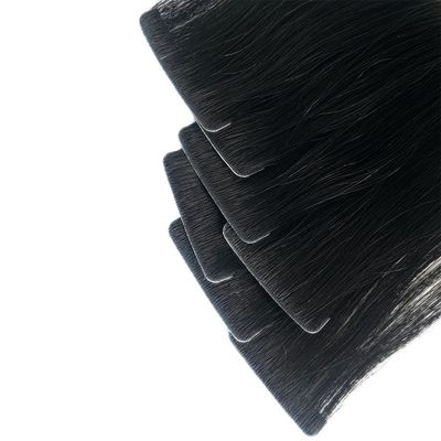 Double Drawn Raw Hair Injected Tape in Extensions Cuticle Aligned Invisible Tape Hair