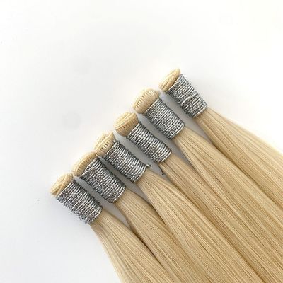 Hair Length 24 inch 100% European Human Hair Invisible Tape in Hair Extensions Genius Weft Customization