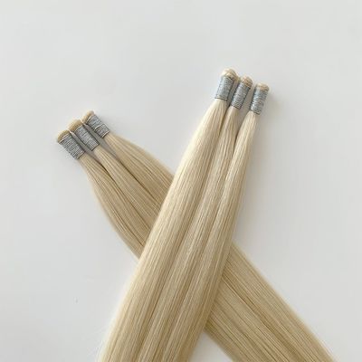 Hair Length 24 inch 100% European Human Hair Invisible Tape in Hair Extensions Genius Weft Customization