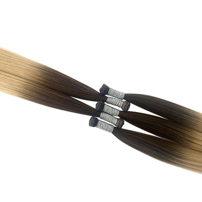 European Human Hair Skin Weft Seamless Double Drawn Genius Weft Hair for 100% Density