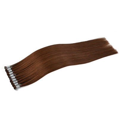 100% Russian Human Virgin Remy Hair Extensions Thick End Hand Tied Weft No Shedding
