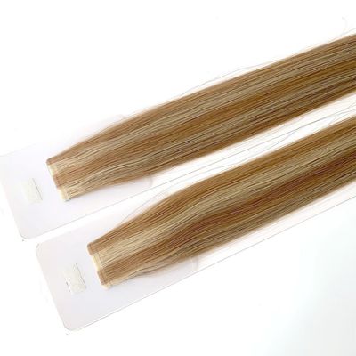Stick Pre-Bonded Tape Hair Extensions made with Russian Cuticle Hair and Slim Tape