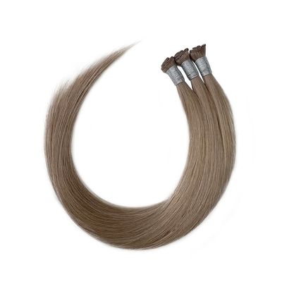 European 100% Natural Hair Weft Extensions Handtied Invisible Double Aligned Genius