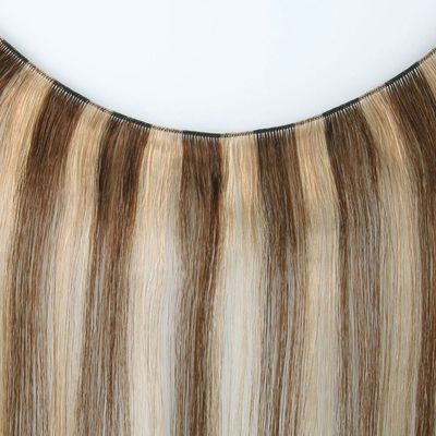 Genius Weft Upgrade Handtied Weft Soft and Thin Dark Color Hair Extension No Shedding