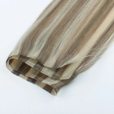 100% Virgin Russian Handtied Skin Weft Double Drawn Hair 0.300kg Package Gross Weight