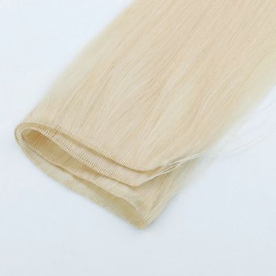 Double Drawn Handtied Human Hair Extensions 100g/pack Russian Human Virgin Remy Hair