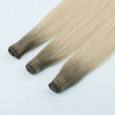 Double Drawn Handtied Human Hair Extensions 100g/pack Russian Human Virgin Remy Hair