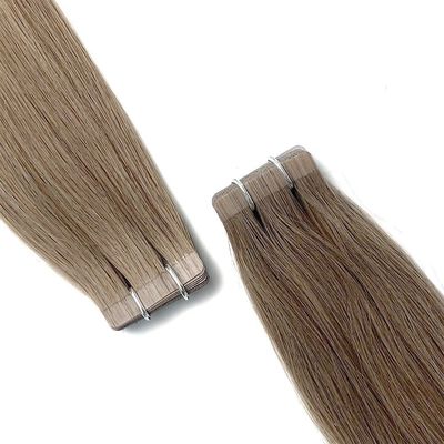 Remy Hair Blonde Black Gray Color Cuticle Aligned Brazilian Tape in Human Hair Extensions