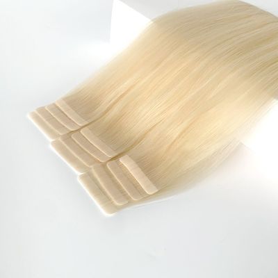 European Double Drawn Russian Human Hair Tape Hair Extension Tape Ins in US Currency
