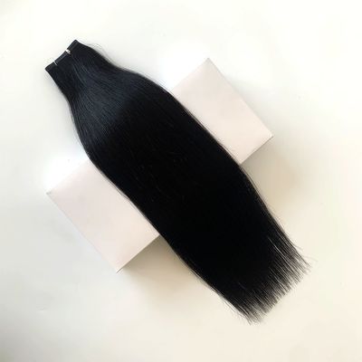 Hair Grade Remy Hair European PU Skin Weft Human Hair Extensions Double Drawn PW-24268
