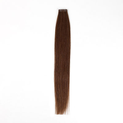 100% Human Hair Silky Straight Extensions Vendor Natural Color European Tape in Remy Hair