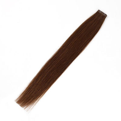 100% Human Hair Silky Straight Extensions Vendor Natural Color European Tape in Remy Hair
