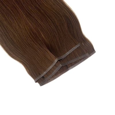 Muti-Color Double Drawn Indian Remy Hair Extension with Seamless Hand Tied Skin PU Weft
