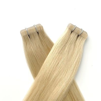 Reusable 20 Inch Human Hair Tape in Extensions with Cuticle Aligned Raw Virgin Hair