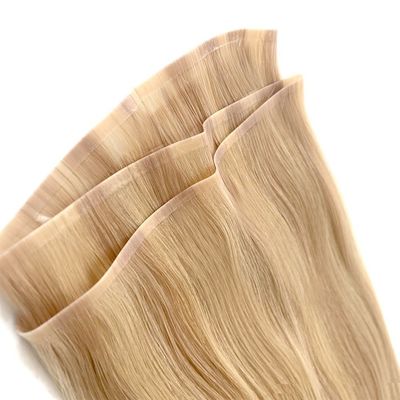 PW-24268 US Skin Weft Extension with Holes Cuticle Aligned Raw Virgin Hair Xo Hole Weft