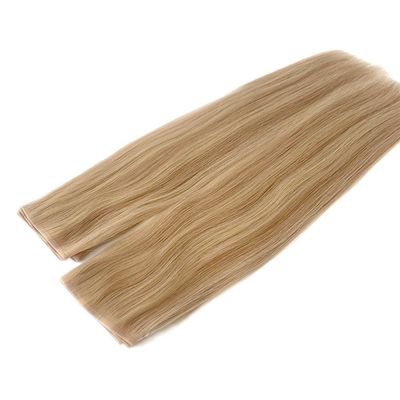 PW-24268 US Skin Weft Extension with Holes Cuticle Aligned Raw Virgin Hair Xo Hole Weft