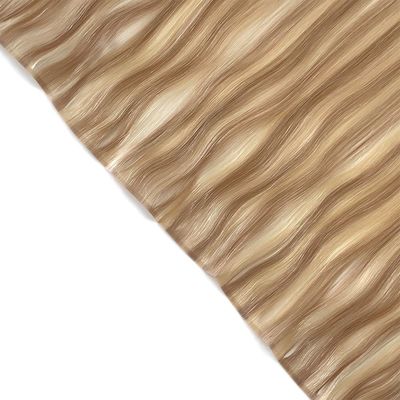 Remy Hair Dyeable PU Skin Weft /Tape Weft Extension with Highlight Tape in Hair Extensions