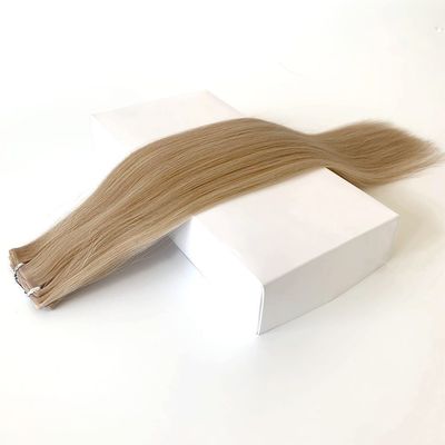 Remy Hair Dyeable PU Skin Weft /Tape Weft Extension with Highlight Tape in Hair Extensions